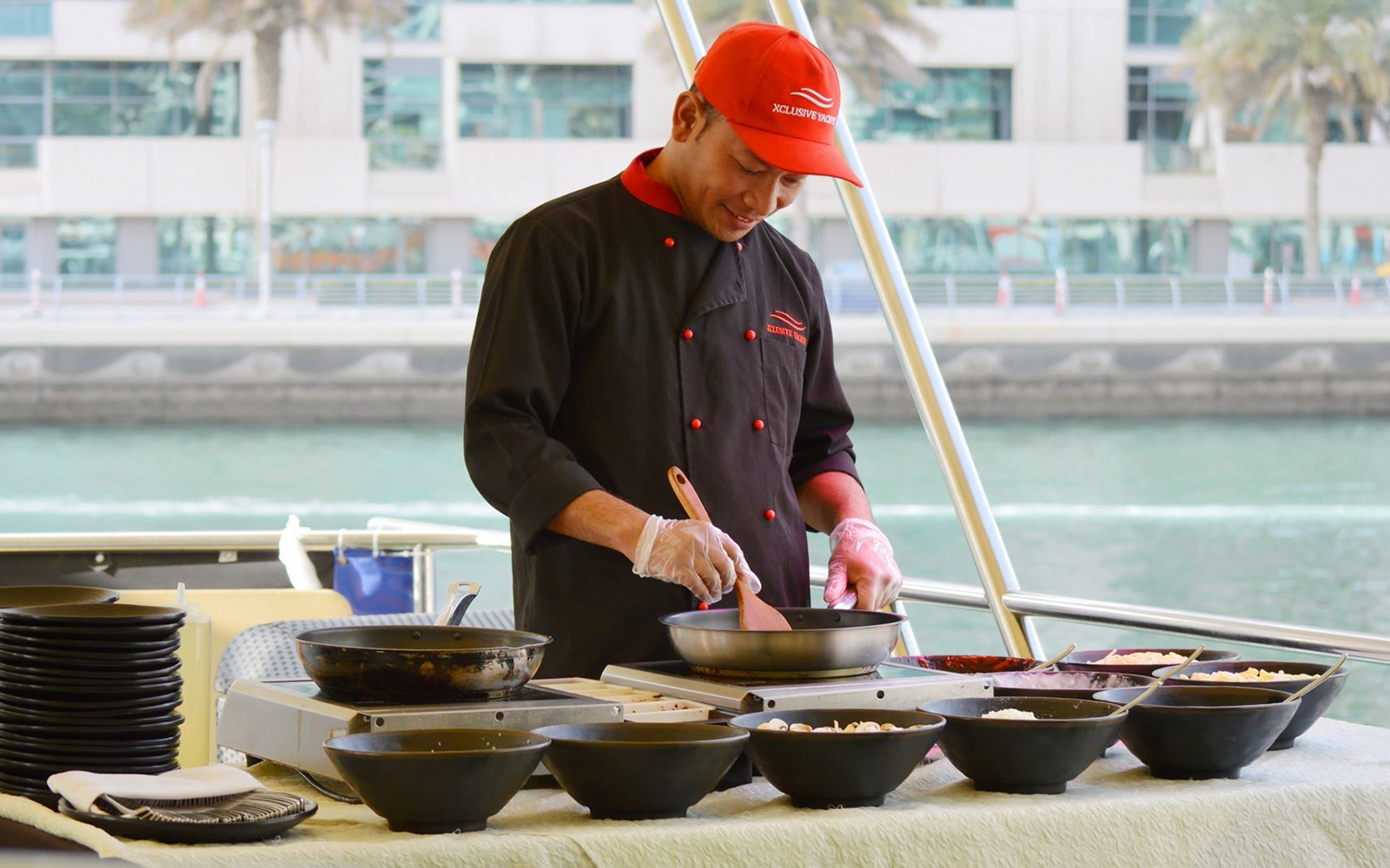 Xclusive Dinner Cruise Live Cooking Station
